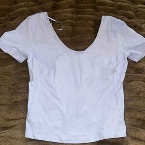 Lululemon Align Tee Size 2 Light Blue/Lilac Color